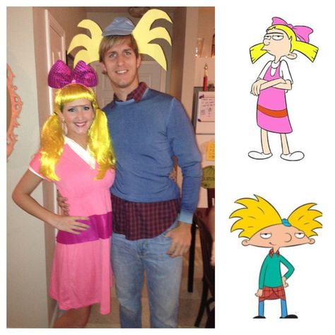 Cartoon Network Couples Costumes, Rigby Costume Girl, Cartoon Network Halloween Costumes, Couples Halloween Costume Cosmo And Wanda, Meme Couple Costumes, Best Couples Costumes, Couple Costume, Halloween Costume Ideas, Cute Halloween Costumes