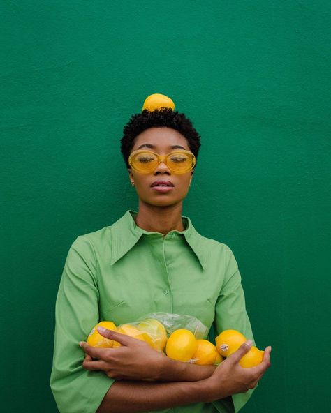 Jana Cantua on Instagram: “ready to make lemonade 🌼🍋 model @kennedygivens wearing @houseofsunny” Scuba Steve, Photo Mannequin, Fruit Shoot, Instagram Poster, 2024 Poster, Creative Juice, Make Lemonade, Fresh Lemonade, Design Layouts