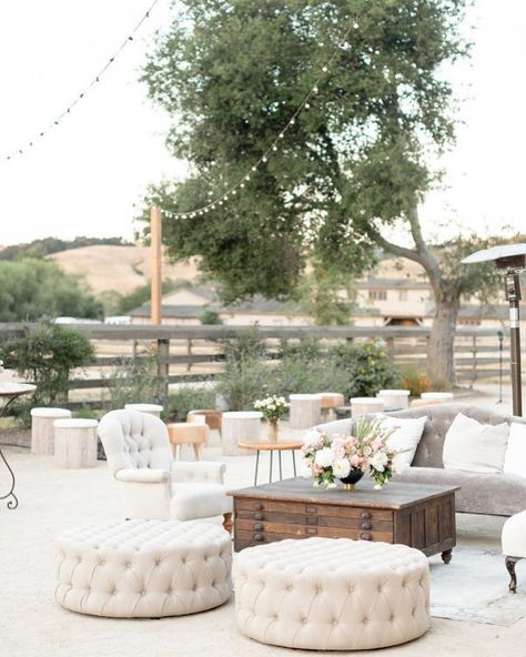 Wedding Lounge Seating, Cocktail Hour Decor, Santa Lucia Preserve, Fruit Ideas, Outdoor Cocktail, Cocktail Hour Wedding, Outdoor Lounge Area, Wedding Lounge, Tiffany Wedding