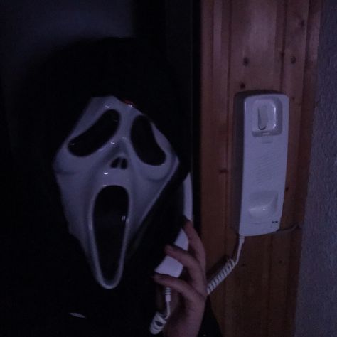 Ghostface Phone, Scream Ghostface, Pumpkin King, On Phone, Phone Call, Corded Phone, Landline Phone, Scream, Halloween