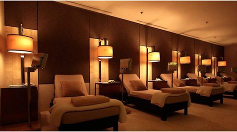 Spa Decor Ideas, Spa Relaxation Room, Spa Massage Room, Massage Room Design, Spa Luxe, Spa Lounge, Spa Room Decor, Spa Interior Design, Spa Lighting