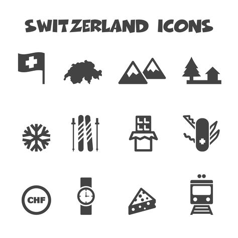 Laden Sie Schweiz Symbole Symbol kostenlos herunter Switzerland