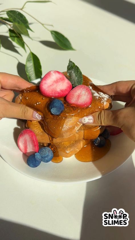 Want to see more satisfying slime content? Follow us on Instagram (@snoopslimes) #slimeshop #slimeasmr #asmrsounds #peachcrush #bingsuslime #crunchyasmr Food Slime, Slime Food, Satisfying Slime Videos, Slime Asmr Videos, Food Slime Videos, Slime Making Videos, Slime Ideas, Satisfying Videos, Fluff Slime