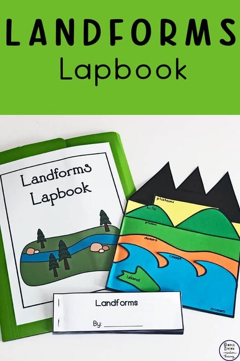 Landforms Worksheet Free Printable, Landform Activities For Kids, Different Landforms, Landforms Activities, Geology Activities, Landforms And Bodies Of Water, Homeschooling Science, Study Craft, Geography Activities