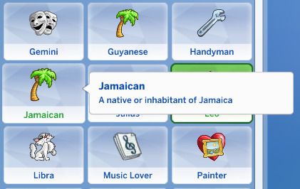 Jamaican Sims 4 Cc, Sims 4 Lot Traits, Xureila Sims 4 Cc, Ts4 Traits, Sims 4 Cc Traits, Sims School, Realistic Sims, Sims Traits, Sims Challenge