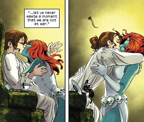 Marvel Couples, Atlantis The Lost Empire, Kiss Art, Marvel Characters Art, Lesbian Art, Lgbt Art, Marvel Comic Universe, Comics Girl, Comic Panels