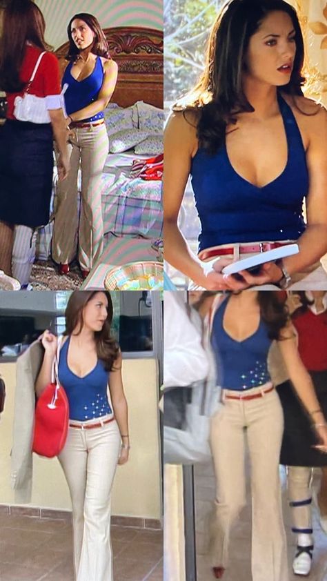 Latina 2000s Outfits, 90 Latina Fashion, 2000s Manga Fashion, 2000 Mexican Fashion, 2000s Formal Outfits, Iconic 2000s Movie Outfits, Jaw Breaker Outfits, 2000s Casual Fashion, 2000s Telenovela Fashion