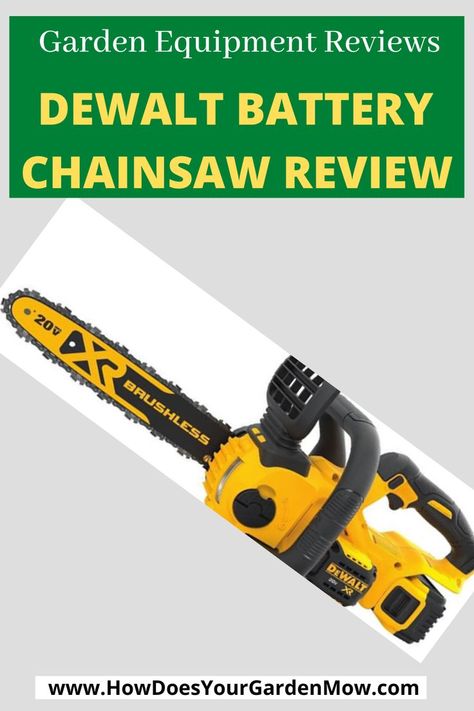 Not all chainsaws are created equal! This is never more true than it is with electric battery powered chainsaws. We test the Dewalt electric battery powered chainsaw to see what it can do. // battery powered chainsaw #batterypoweredchainsaw #electricchainsaw #batterypoweredchainsaw #smallbatterypoweredchainsaw #bestbatterychainsaw Battery Powered Chainsaw, Chainsaw Reviews, Dewalt Battery, Cordless Chainsaw, Electric Chainsaw, Hunting Blinds, Garden Equipment, Lawn Care, Chainsaw