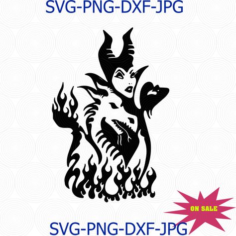 Maleficent Outfit, Maleficent Birthday Party, Maleficent Svg, Disney Villain Party, Sassy Svg, Cricut Supplies, Disney Planning, Silhouette Png, Cricut Tutorials