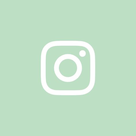 Ios Pastel Icons, Pastel Green Instagram Icon, Mint Green Instagram Icon, Pastel Green Aesthetic App Icons, Pastel Green Icons Aesthetic, Pastel Green Aesthetic Icons For Apps, Cute Pastel App Icons, Instagram Pastel Icon, Pastel Green Icons For Apps