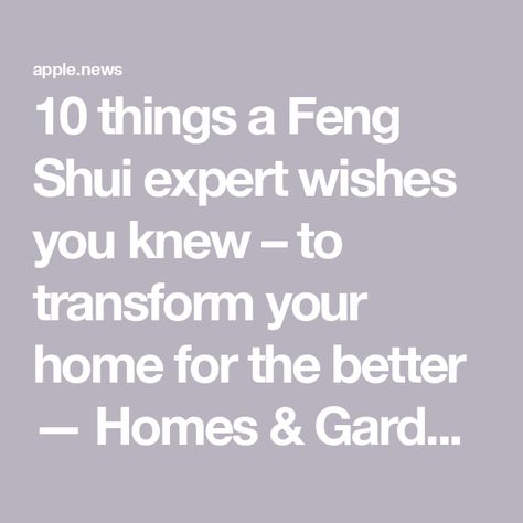 10 things a Feng Shui expert wishes you knew – to transform your home for the better — Homes & Gardens Feng Shui Interior Design, Feng Shui Interior, Front Door Inside, Feng Shui Basics, How To Feng Shui Your Home, Feng Shui Energy, Door Inside, Attic Spaces, Below The Surface