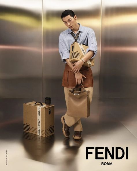 Fendi focus on factory innovation in SS24 menswear campaign - The Glass Magazine Jeremy Pope, Sara Evans, Richard Simmons, Magazine Images, Altered Photo, Travel Music, Art Event, Travel Beauty, Advertising Campaign