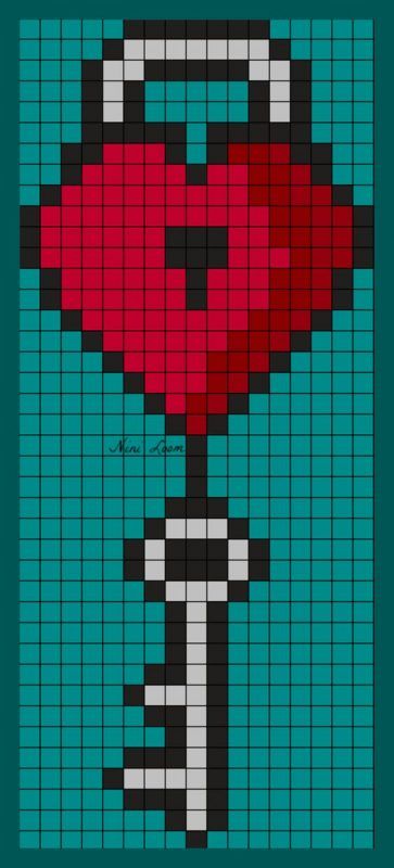 100 idées de coloriages de dessins pixel art Pixel Art Coeur, Grille Pixel Art, Pixel Art Minecraft, Image Pixel Art, Art Amour, Modele Pixel Art, Graph Paper Designs, Fuse Bead Patterns, Easy Pixel Art