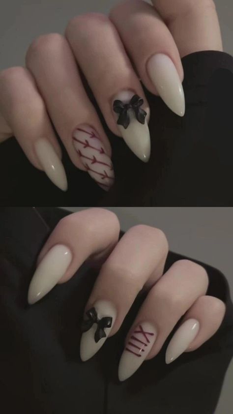 Pretty Poison, Nails Unique, Trends Nails, Nails Valentines, Milky Nails, Punk Nails, Anime Nails, Goth Nails, Grunge Nails