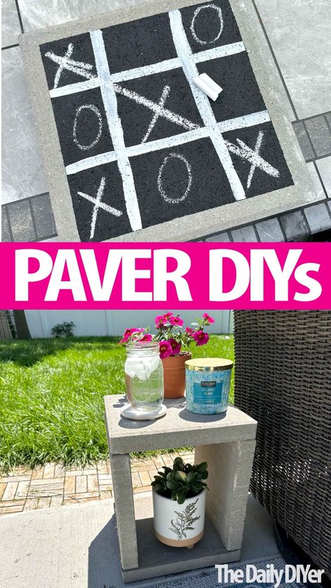 paver
patio
concrete
planter
plant stand
outdoor games
outdoor furniture
patio furniture
diy
outdoor decor ideas Square Pavers, Pavers Diy, Patio Fountain, Diy Patio Pavers, Useful Projects, Patio Pavers, Easy Diys, Concrete Pavers, Table Bench