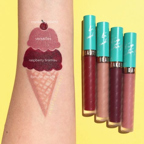 Beauty Bakerie Swatches & Reviews – i m e l t f o r m a k e u p Beauty Bakerie Lip Whip, Raspberry Tiramisu, Best Makeup Remover, Light Pink Lip Gloss, Lipstick For Fair Skin, Beauty Bakerie, Makeup Swatches, Cosmetics Brands, Lip Scrub