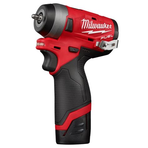 Milwaukee 12V M12 FUEL Impact Wrench Kit 1/4" Square Stubby with (2) 2.0 Li Festool Vacuum, Aluminium Ladder, Milwaukee M12, Saw Accessories, Milwaukee Tools, Wrench Tool, Wet Dry Vacuum, Construction Tools, Impact Driver