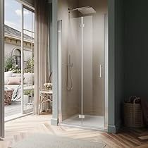 Shower Glass Door, Bifold Shower Door, Semi Frameless Shower Doors, Glass Shower Panels, Glass Shower Doors Frameless, Glass Shower Door, Bathroom Layouts, Bathtub Doors, Glass Hinges