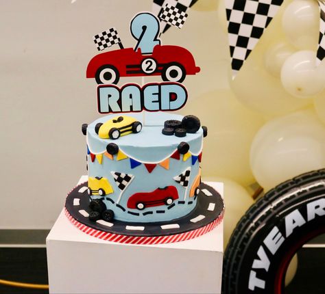 Two Fast Birthday Cake, Birthday Cake Square, Car Theme Cake, Disney Cars Theme, Grad Cakes, Cars Theme Cake, Two Fast Birthday, Disney Car, Baby Boy Birthday Cake