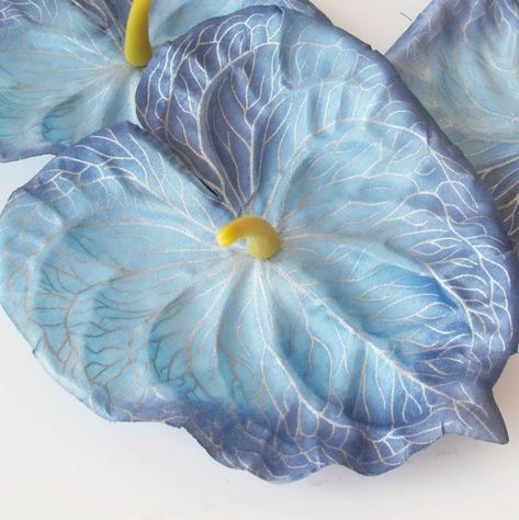 "Amazing soft blue anthurium!!!" Blue Anthurium, Anthurium Flower, Green Bouquet, Love Day, Floral Accessories Hair, Artificial Silk Flowers, Floral Accessories, Flower Hair Accessories, Christmas Tree Themes