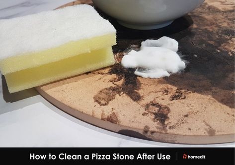 How to Clean a Pizza Stone Clean Pizza Stone, Burnt Food, Baking Stone, Brick Oven, Pizza Peel, Bbq Pit, How To Make Pizza, Pizza Stone, Oven Cleaning