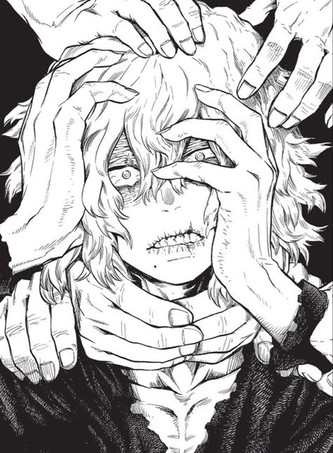 Bakugou Manga, Tomura Shigaraki, Out Of Context, Anime Wall Art, Manga Covers, Anime Tattoos, My Hero Academia Manga, Dark Anime, Anime Sketch