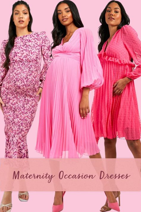 Wedding guest, baby shower dress, bump friendly dress Hot Pink Maternity Dress, Maternity Cocktail Dress, Pregnant Wedding Guest, Formal Wrap, Maternity Dress Wedding Guest, Maternity Occasion Dress, Cocktail Dress Maternity, Pink Maternity Dress, Maternity Bridesmaid Dresses