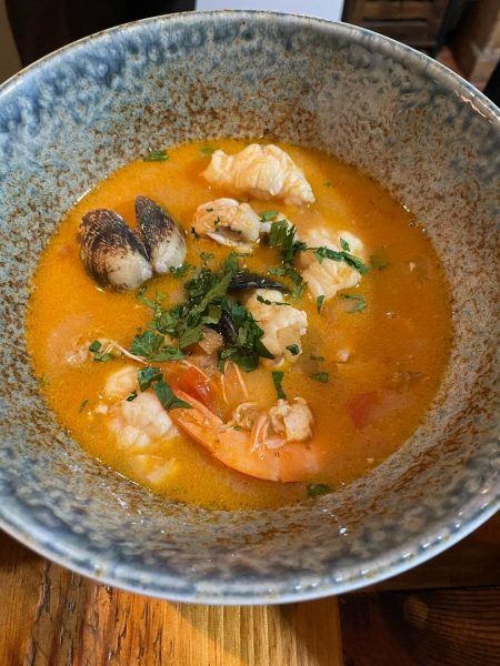 Stanley Tucci’s Fish Stew Stanley Tucci Tuscan Fish Stew, Tuscan Fish Stew, Cacciucco Stanley Tucci, Stanley Tucci Recipes, Italian Fish Stew, Italian Seafood Stew, Arlene Dahl, Betty Grable, Stanley Tucci