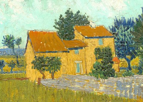 Vincent van Gogh Detail from Farmhouse in Provence 1888 Painting 19th Century, Gogh Paintings, French Paintings, Van Gogh Paintings, Van Gogh Art, Paul Gauguin, Post Impressionism, Entrance Gates, Vincent Van