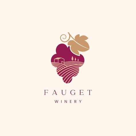 Templates Wine Branding Design Logos, Wine Brand Logo, Wine Logo Ideas, Wine Logo Design Ideas, Burgundy Branding, Winery Logo Design, Logo Vin, Winery Branding, Bottle Logo Design