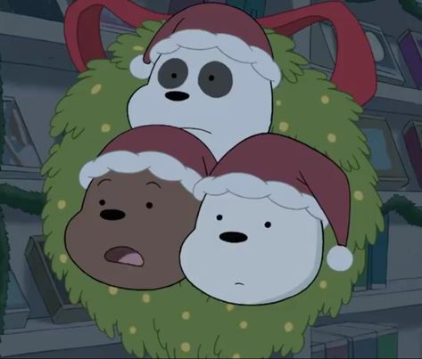 Christmas We Bare Bears, We Bare Bears Christmas, 3 Trio, Xmas Aesthetic, We Are Bears, Bear Bears, We Bare Bears Wallpapers, Ice Bear, Ice Bears