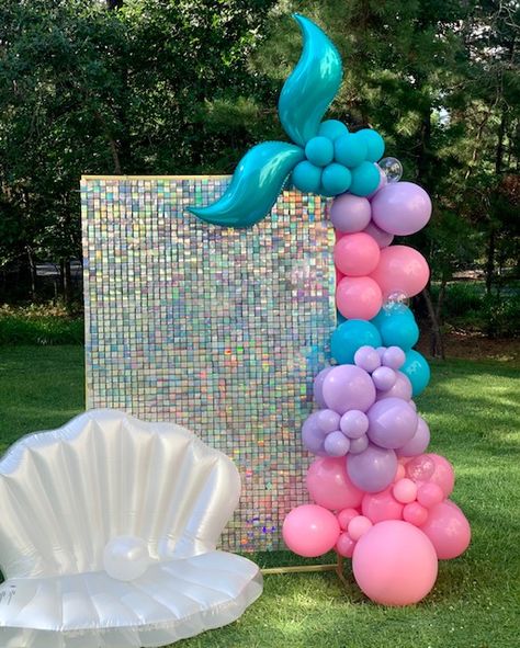 Dive into the magic of an undersea adventure with our Mermaid Tail Backdrop! Perfect for birthdays,  or any special event, this backdrop features a sparkling sequin wall adorned with vibrant balloons and a mermaid tail. 

Rent now and create unforgettable memories!

For booking and more details, contact us at anniec@mypartynj.com

#MermaidParty #UnderTheSea #PartyDecor #EventRentals #ItsMyPartyLLC #BalloonDecor #PartyPlanning #NJEvents #BirthdayBackdrops #EventDecor Mermaid Backdrop, Backdrop Easy, Shimmer Wall Backdrop, Sequin Wall, Mermaid Vibes, Shimmer Wall, Wall Backdrops, Birthday Backdrop, Unforgettable Memories