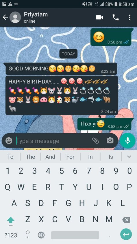 Happy Birthday Whatsapp Chat, Birthday Wishes Chat, Birthday Wishes Whatsapp Chat, I Will Always Love You Quotes, Bday Message, Birthday Snap, Happy Birthday Text Message, Calling Phone, Ex Texts