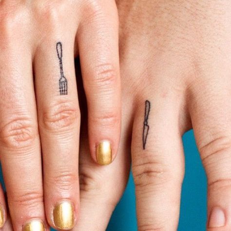 Fork tattoos To Do Jar, Fork Tattoo, Ying Yang Balance, Tattoos Adventure, Colorado Tattoos, Tattoo Symbols And Meanings, Keep Your Fork, Symbols Ideas, Powerful Tattoo