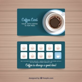 Ideas For Coffee Shop, Loyalty Cards Ideas, Loyalty Card Coffee, Stamp Card Design, Loyalty Card Design, Esthetician Supplies, Chalkboard Typography, Cafe Idea, Loyalty Card Template