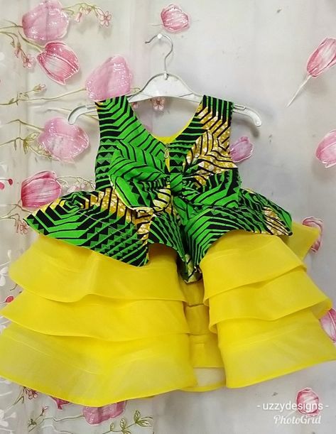 Baby Ankara Gown, Ankara Baby Girl Dress, Baby Girl Ankara Gown Style, Modern African Print Dresses, Ankara For Kids Girls Children, Baby African Clothes Jumpsuits & Rompers, Baby African Clothes, African Kids Clothes, Stylish Baby Girl Outfits