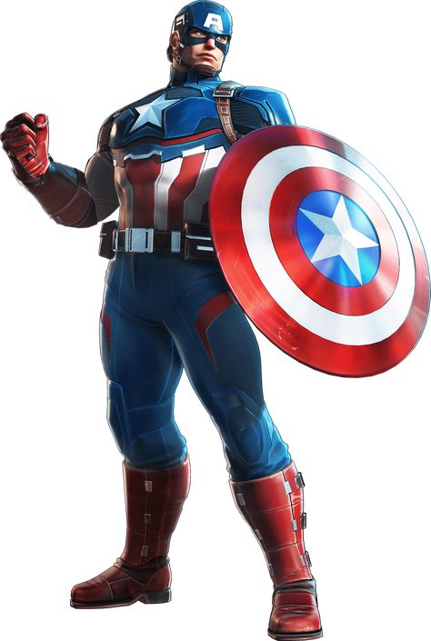 Marvel Ultimate Alliance 3, Marvel Ultimate Alliance, Captain America Shirt, Marvel Superheroes Art, Captain America Comic, Avengers Characters, Luke Cage, Super Soldier, Camera Filters