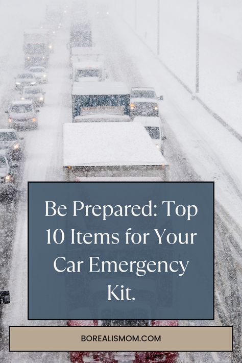 Be prepared for whatever winter throws at you with this comprehensive guide on the Top 10 Essentials for Your Car Emergency Kit. I've uncovered the most crucial items to keep you safe and warm during unexpected winter mishaps. Don't let the cold leave you stranded and unprepared - prep for winter today! Winter Car Prep Emergency Kits, Car Essentials For Winter, Winter Car Safety Kit, Winter Emergency Kit, Winter Car Kit, Winter Emergency Car Kit, Road Trip Safety, Car Safety Kit, Emergency Car Kit