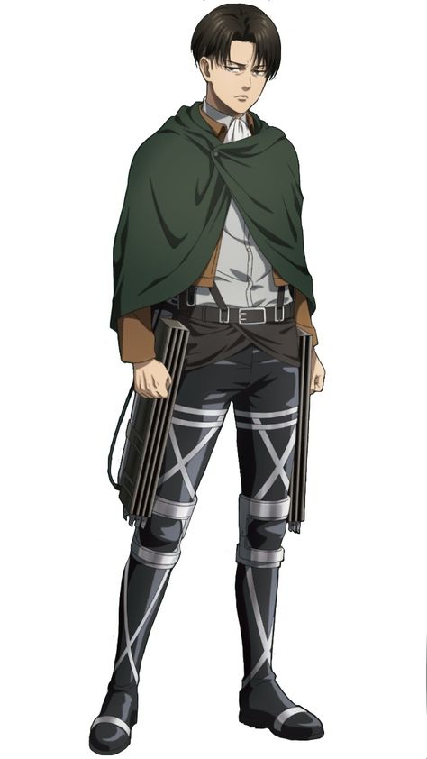 Levi Full Body Picture, Attack On Titan Poses Reference, Levi Ackerman Full Body Picture, Levi Ackerman Reference, Levi Reference, Levi Ackerman Outfit, Levi Ackerman Official Art, Levi Official Art, Levi Outfits