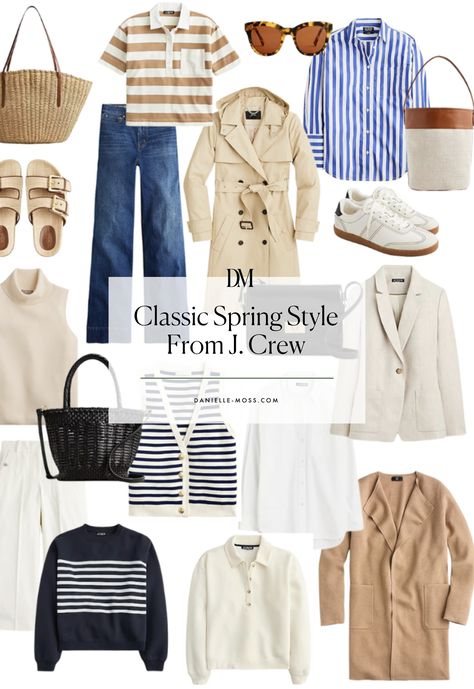 J Crew Aesthetic, Jcrew Style Inspiration, J Crew Catalog, J Crew Summer, J Crew Outfits, Vintage J Crew, Stylish Outfits For Women Over 50, Fashion Everyday, Travel Capsule Wardrobe