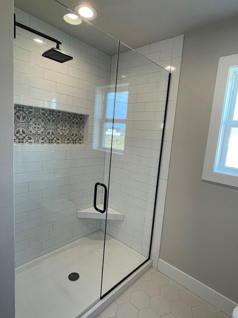 Bathrooms 4 Ft Shower Ideas, Cheap Walk In Shower Ideas, 60x32 Shower Ideas, Home Depot Shower Tile Ideas, White Walk In Shower Ideas, Basement Shower Ideas, Mobile Home Shower Remodel, Walk In Shower Remodel, Bathrooms 2024