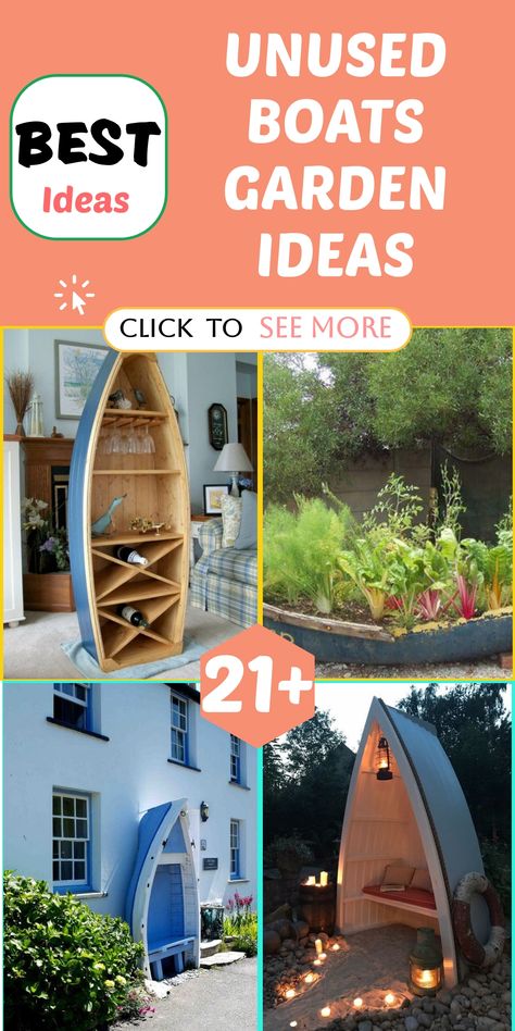 Discover a whimsical way to spruce up your garden by repurposing unused boats into delightful planters or garden beds. Infuse a charming nautical theme into your outdoor space with this unique idea. Unleash your creativity and let it set sail with these boat-inspired garden projects that will bring a touch of the sea to your backyard. Coastal Garden Ideas, Vibrant Flower Arrangements, Creative Garden Ideas, Lasagna Gardening, Lemon Health Benefits, Coastal Garden, Water Lily Pond, Boat Seats, Tulips Garden