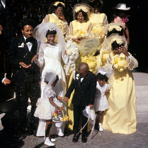 Harlem Nyc, 1970s Wedding, Bride Head, African American Weddings, Vintage Wedding Photos, Vintage Black Glamour, Epic Photos, Black Love Couples, Black Bride