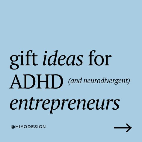 A gift guide for ADHD (and neurodivergent) entrepreneurs, from an ADHD entrepreneur. Web Design Social Media, Design Social Media, Passion Project, Time Management, Gift Guide, Mens Gifts, Things To Think About, Web Design, Gift Ideas