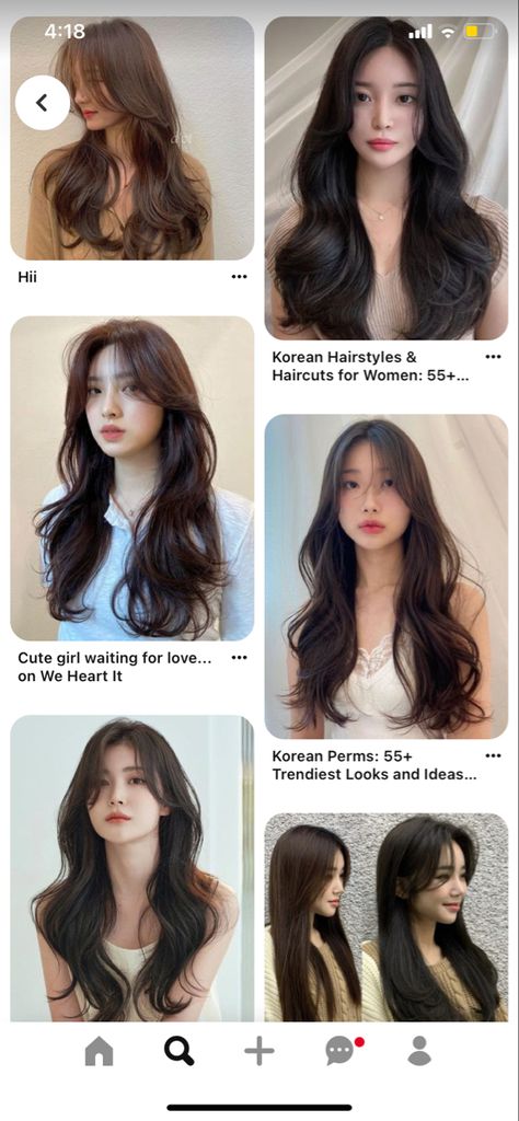 Korean Curl Hairstyle, Korean Soft Waves Hair, S Curl Korean, Korean C Perm, Korean Root Perm Before And After, Korean Curled Hair, C Curl Perm Korean, Korean Hair Curl, C Perm Korean Curls