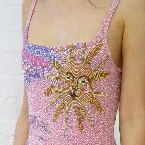 Clio Peppiatt on Instagram: "Introducing our Lucina Dress ✨🌙🌞" Cleo Peppiatt Dress, Clio Peppiatt Dress, Clio Peppiatt, Stella Lucia, Dress Beading, Upscale Fashion, Tambour Embroidery, Sewing Embroidery, Sewing Embroidery Designs