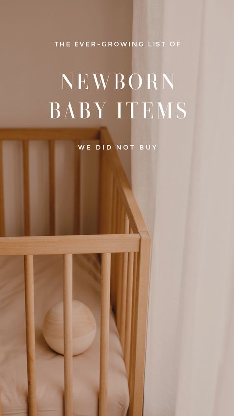 In order to live a minimalist and intentional life, we choose to live with less so that we can occupy a smaller space, work fewer days, and focus more on what really matters. Adding a newborn baby to the equation is no different. Check out our list of newborn baby items we did not buy in order to save money and have more time for our family. Minimalist Newborn, Minimalist Baby Registry, Newborn Baby Items, Uppababy Cruz, Live With Less, Minimalist Spaces, Graco Baby, Intentional Life, Baby Crib Mattress