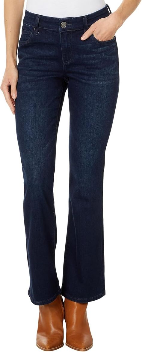 KUT from the Kloth Women's Petite Natalie Mid Rise Flare at Amazon Women's Jeans store Best Flare Jeans On Amazon, Jeans On Amazon, Jeans Store, Womens Clothes, Trendy Clothes For Women, Trendy Fashion Women, Amazon Women, Stylish Accessories, Flare Jeans