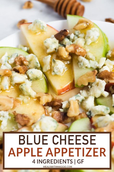 Blue Cheese Honey Appetizers, Walnut Blue Cheese Honey Pears, Blue Cheese Snacks, Blue Cheese Appetizers Appetizer Recipes, Baked Pears With Blue Cheese And Honey, Appetizers With Blue Cheese, Blue Cheese Recipes Appetizers, Recipes With Blue Cheese, Appetizer Meals