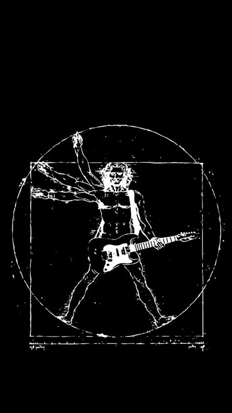 Guitarist Wallpaper, Rock N Roll Wallpaper, Music Girl, Power Chord, Vitruvian Man, Music Painting, Illustration Photography, Quotes Short, Rock Outfit